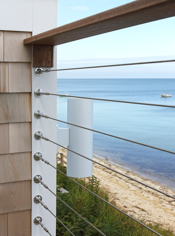 Inspiration for a beach style deck in New York.