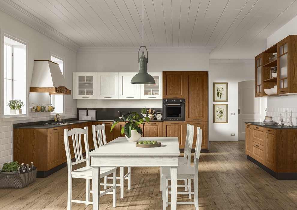 Inspiration for a transitional kitchen remodel in Toronto