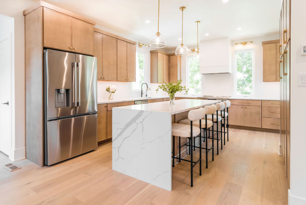 Contemporary Kitchen with Organic Modern Style