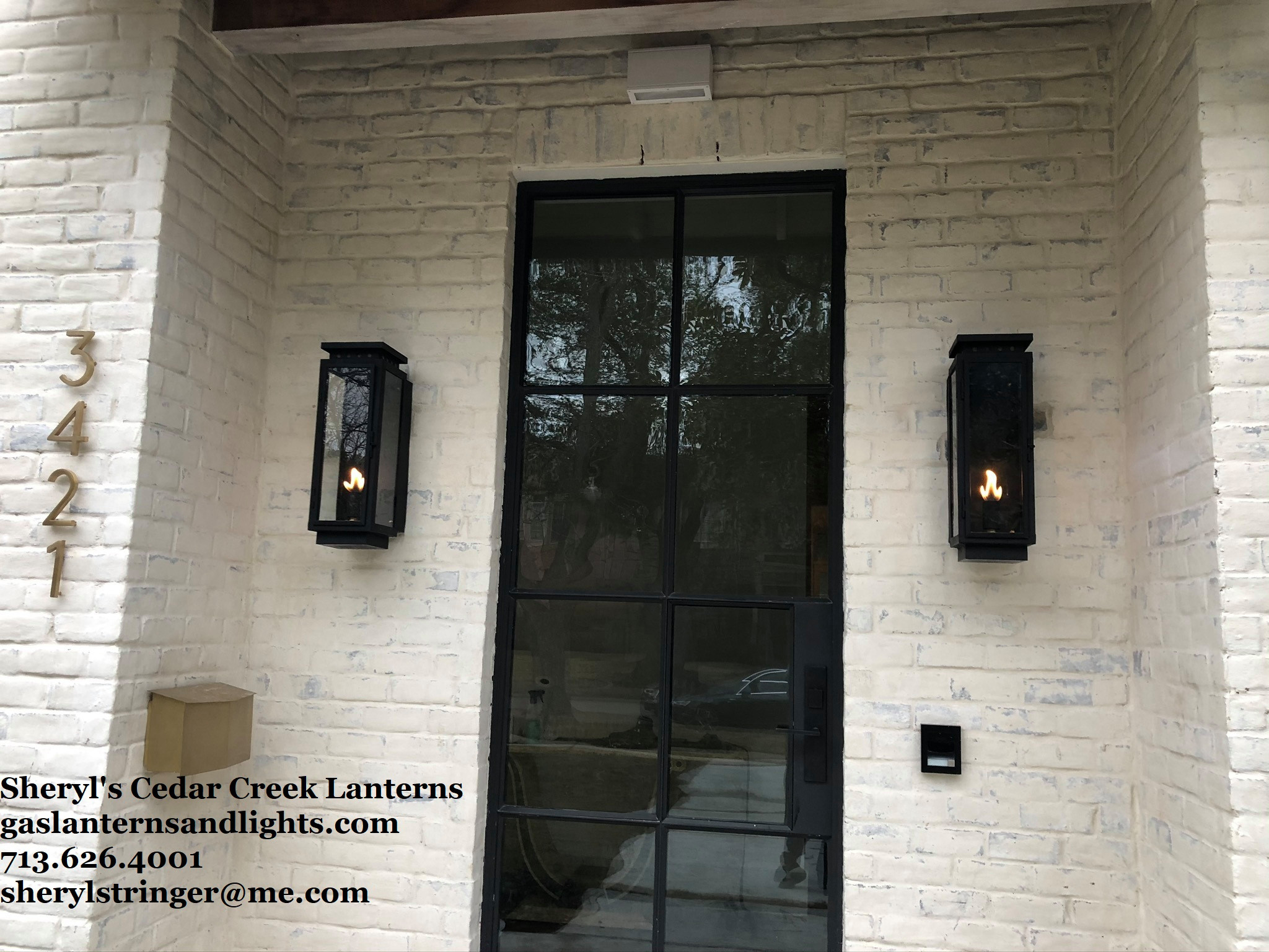 Sheryl's Cedar Creek Transitional Gas Lantern