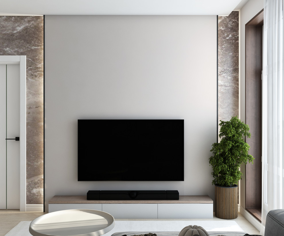 Гостиная в ЖК Комфорт Парк