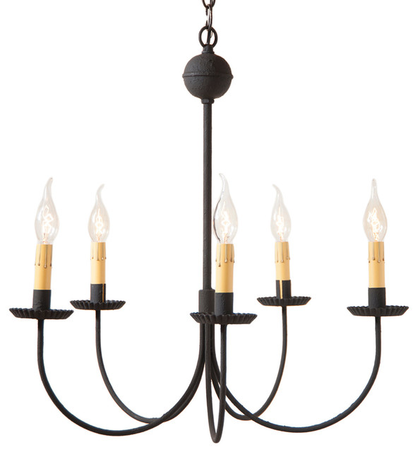 Small 3 Arm Primitive Metal Chandelier Hanging Light In Textured Black - Pendant Light Chandelier Arms Small 3 Arm Primitive Metal Chandelier Hanging Light In Textured Black - Pendant Light Chandelier Arms