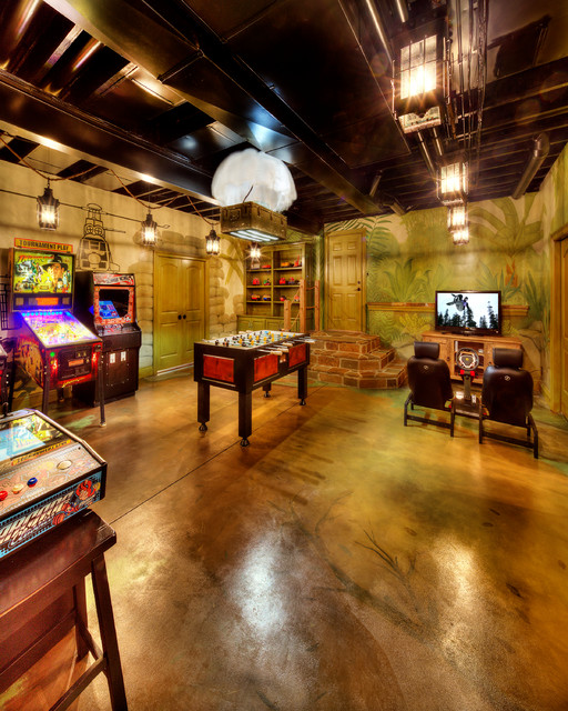Basement Game Room Keller Kansas City Von L Marie