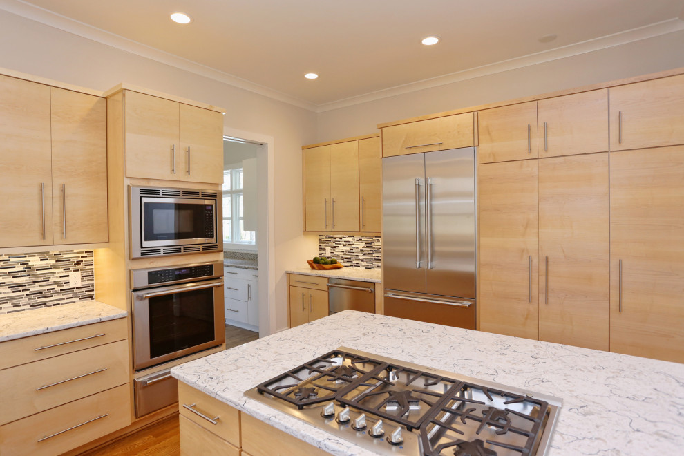 Inspiration for a transitional kitchen remodel in Raleigh