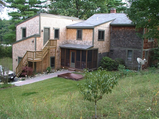 Office and Au pair Suite Addition - Littleton Lakefront contemporary-exterior