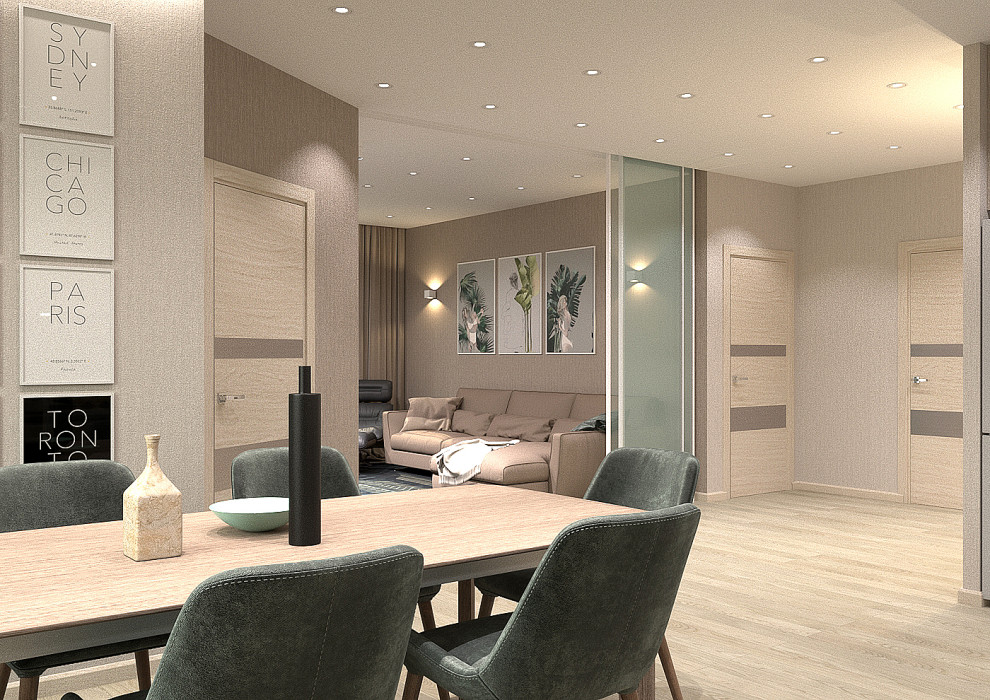 Трехкомнатная квартира в Питере