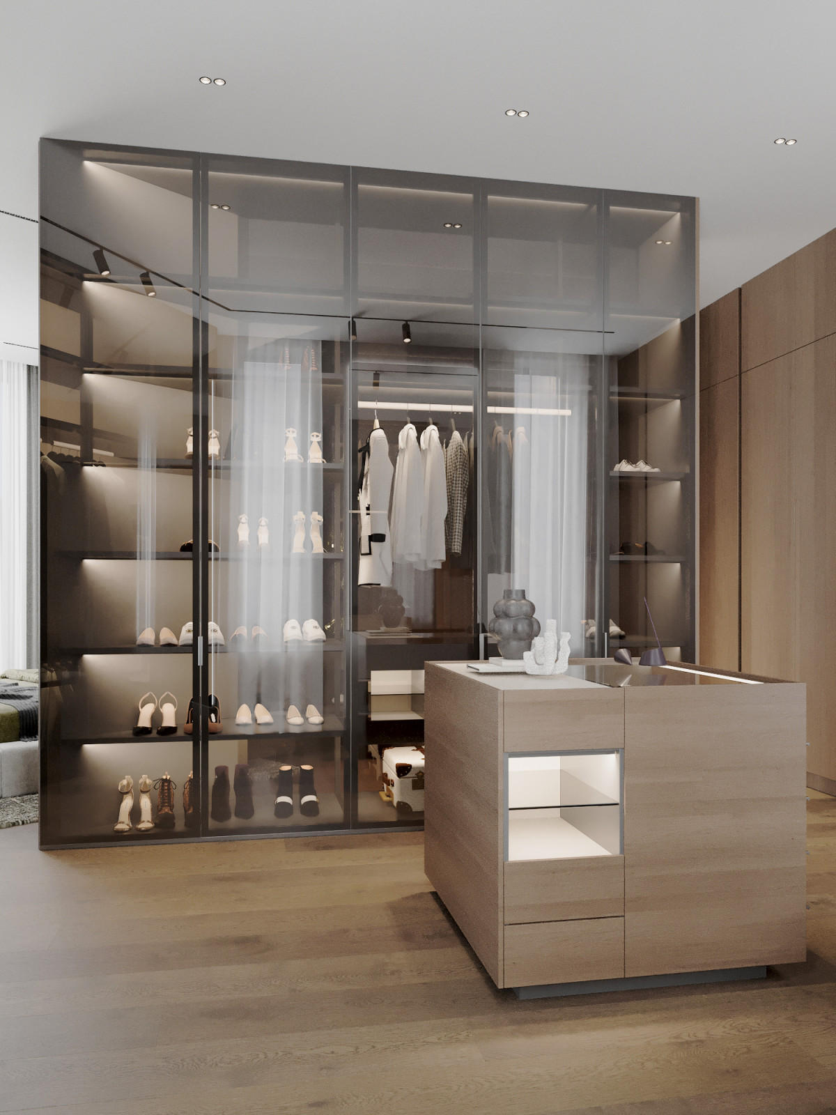 Загорожный Дом Мастер спальня