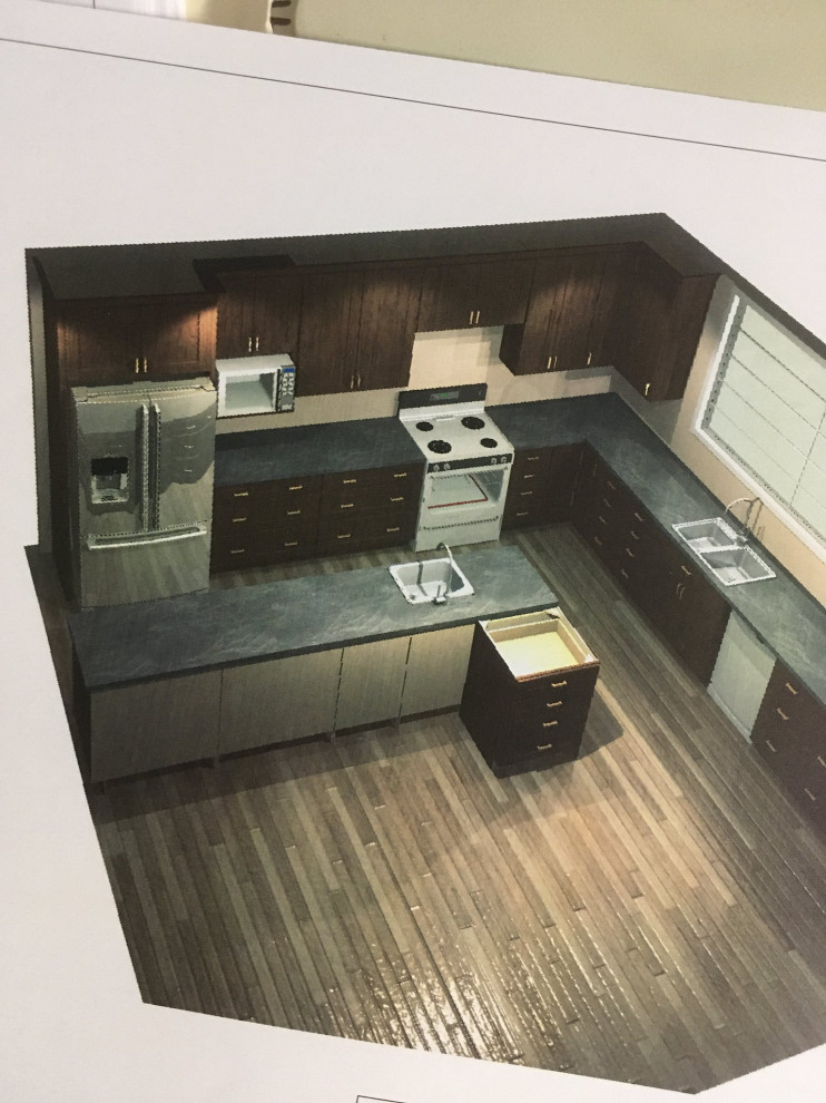 Which of these options is best to support my quartz island overhang?