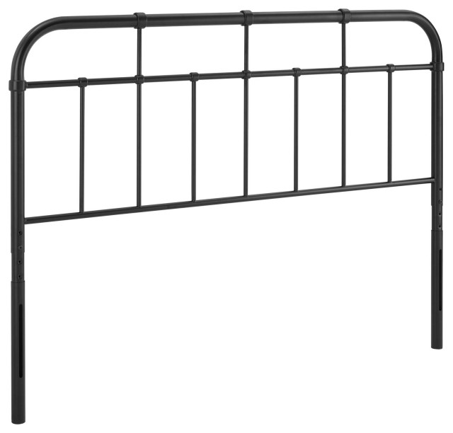 Alessia Twin Metal Headboard Transitional Headboards by Modway