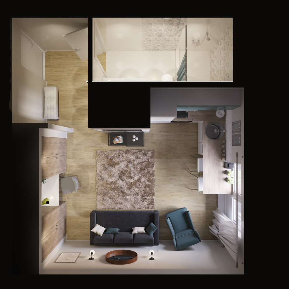 Студия на Пулковском шоссе вариант 2