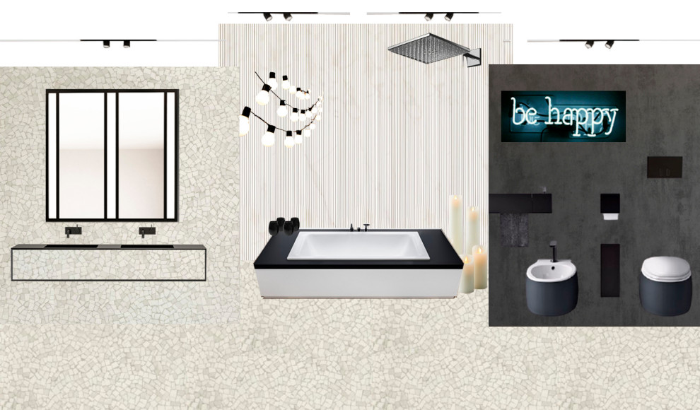 Коллаж главного санузла