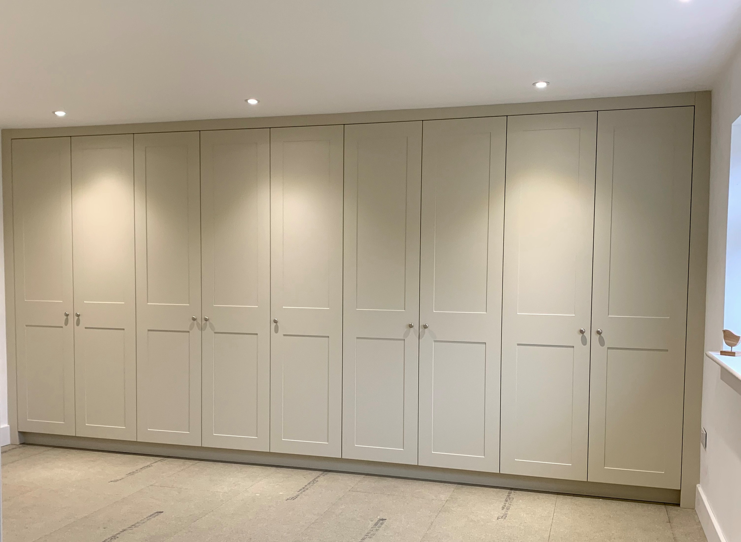 Bespoke Fitted Wardrobes in 'Mussell' Colour