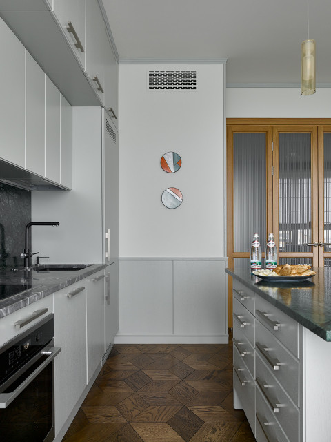 Квартира в новостройке contemporary-kitchen