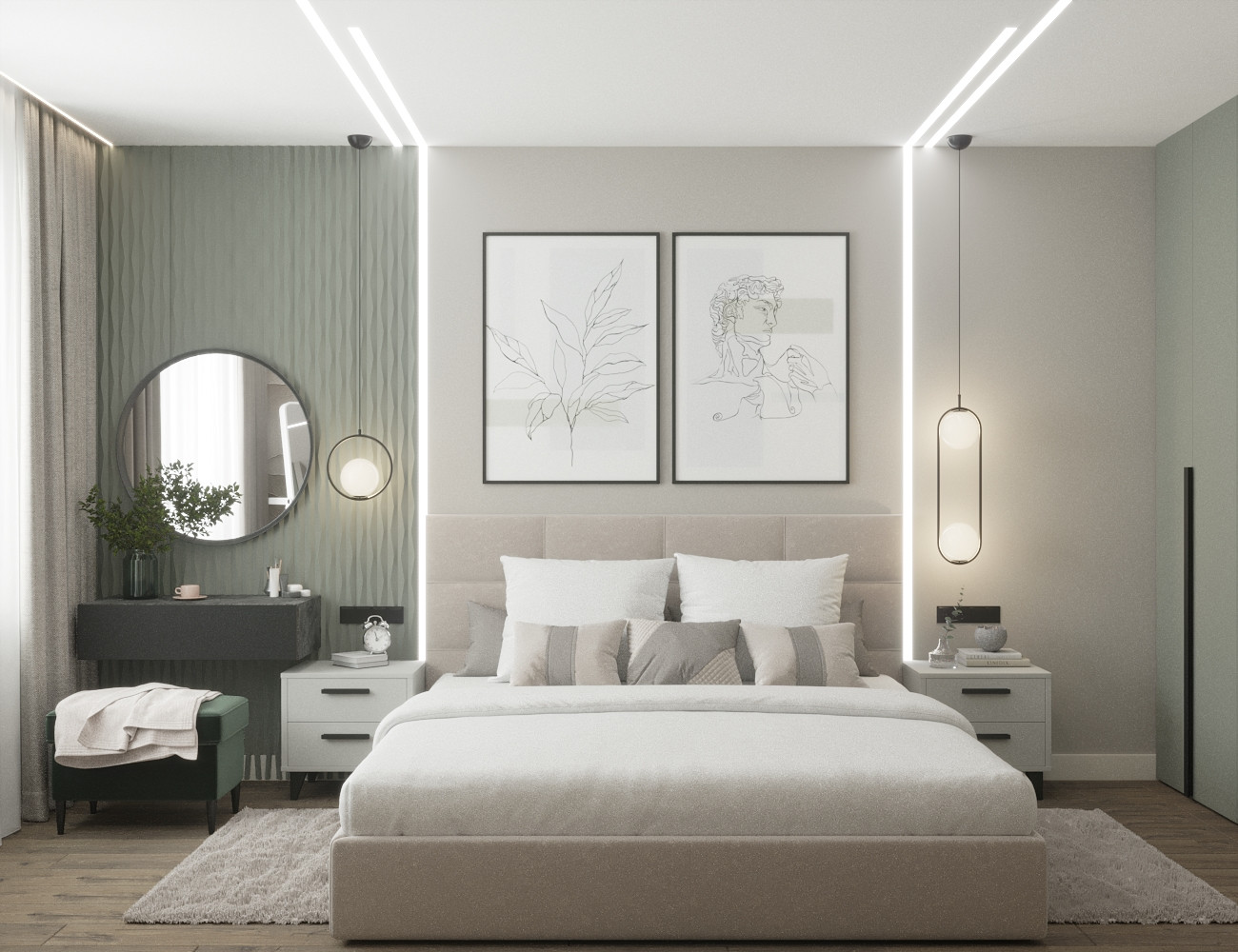 Современная квартира для молодой пары