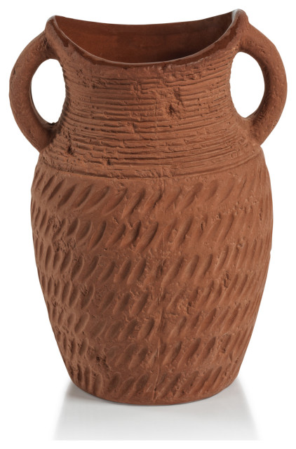 Aprillia Terracotta Vases, Amphora, Set of 2