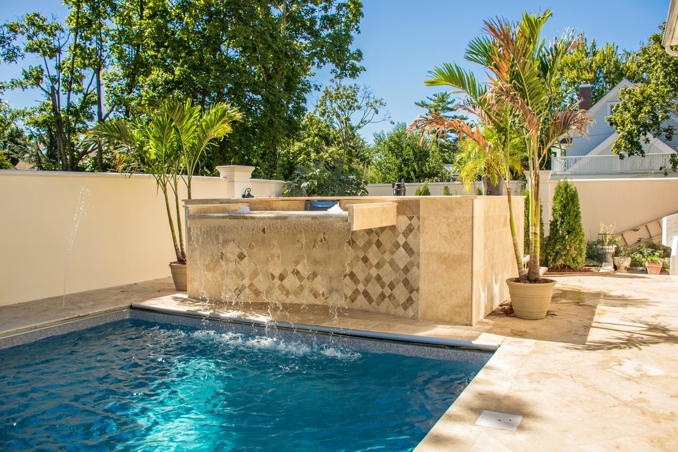 Pool - contemporary pool idea in New York