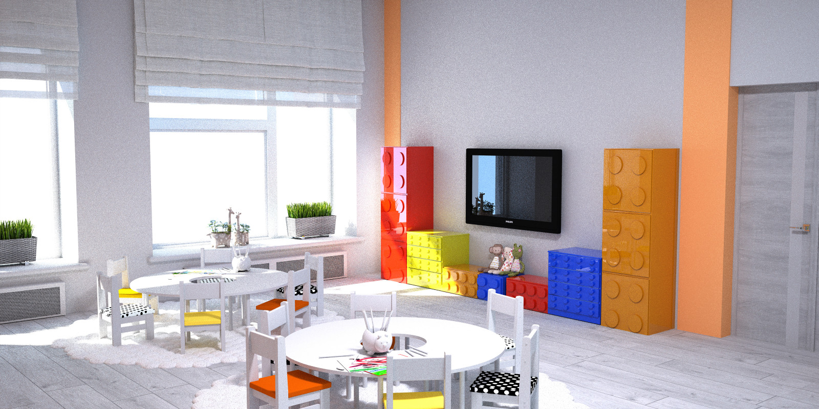 Дизайн интерьера ДС "Золотой ключик"