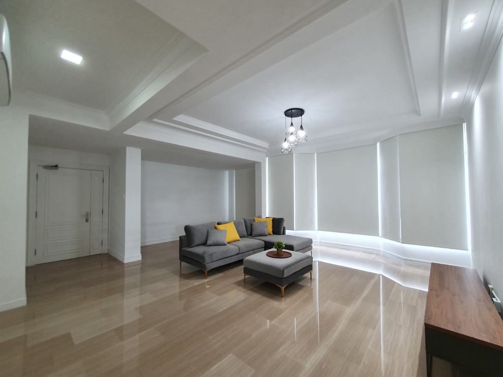 Inspiration for a modern living room in Singapore.