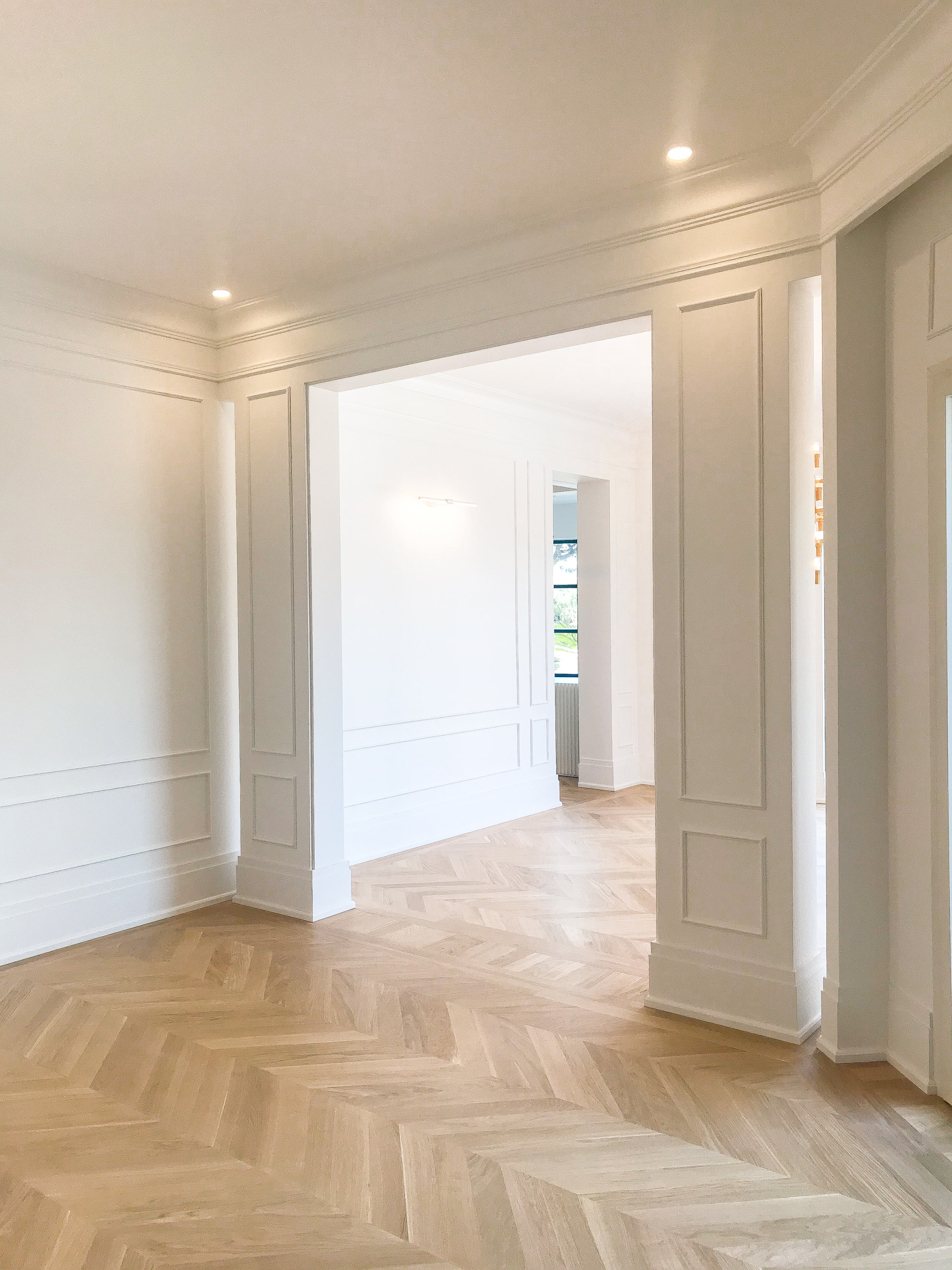 Salone | Dettaglio pilastri