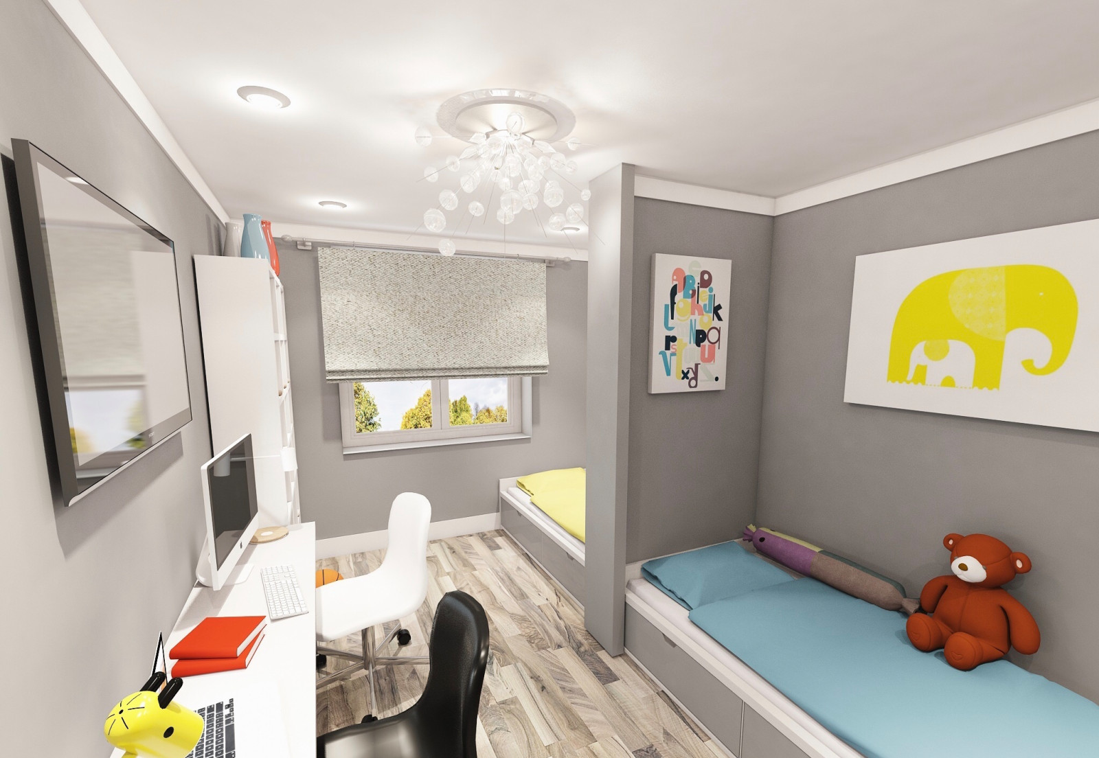 Маленькая детская для двоих