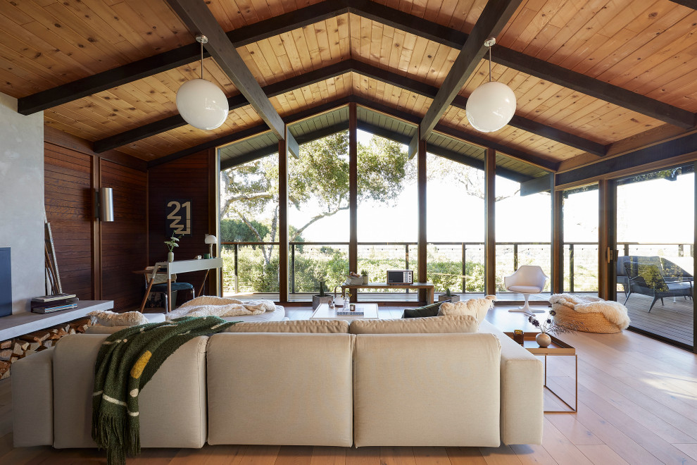 Los Gatos Midcentury Modern - Midcentury - Living Room - San Francisco ...
