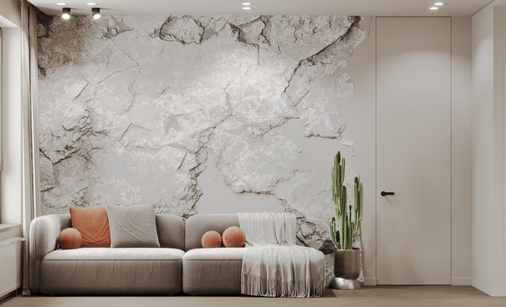 Двух комнатная квартира в стиле эко минимализм. 2023-24 г