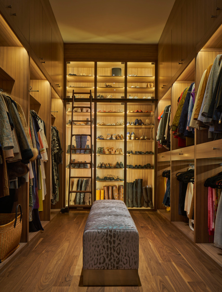 This is an example of a modern storage and wardrobe in Other.