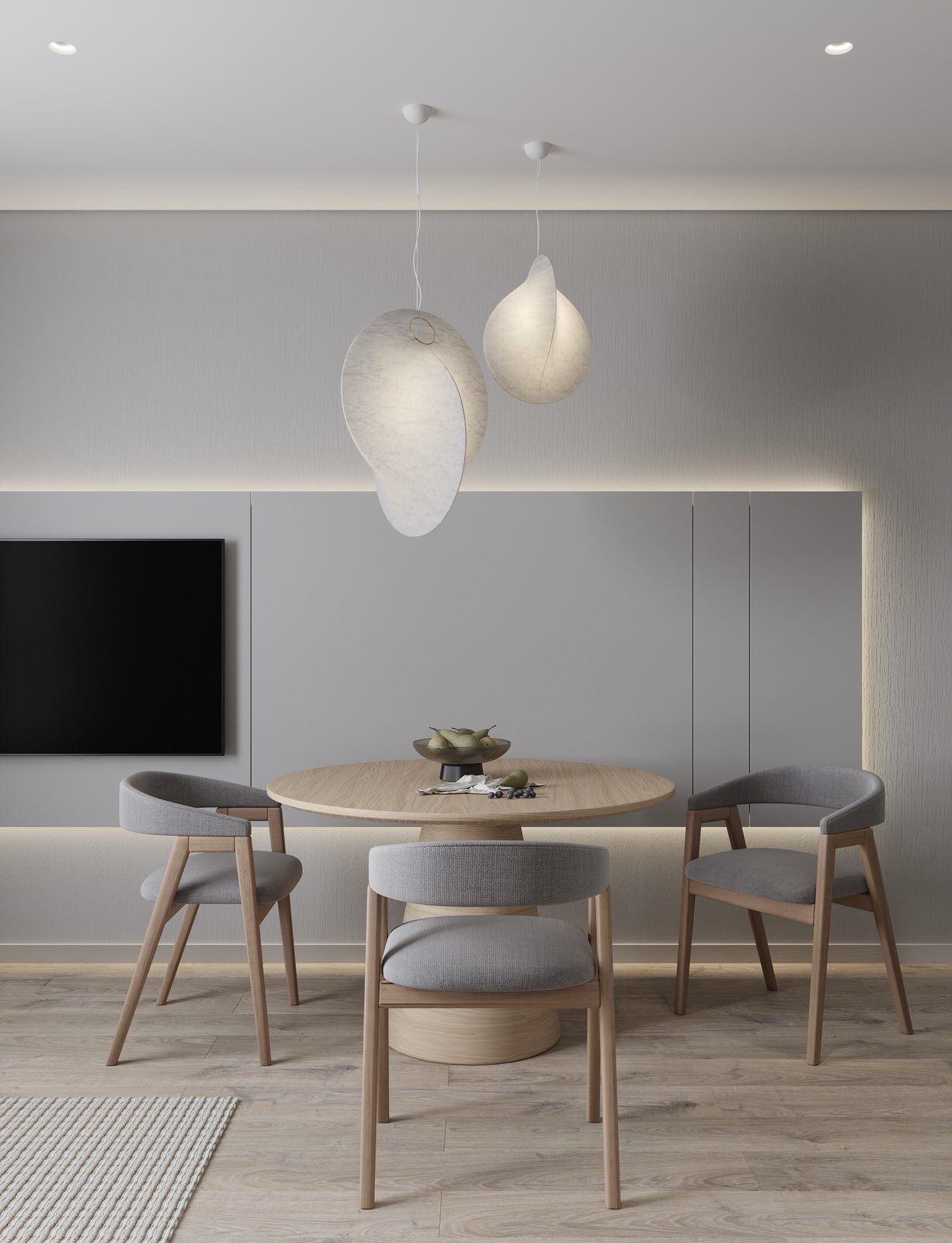 Проект квартиры для молодой семьи в Екатеринбурге.