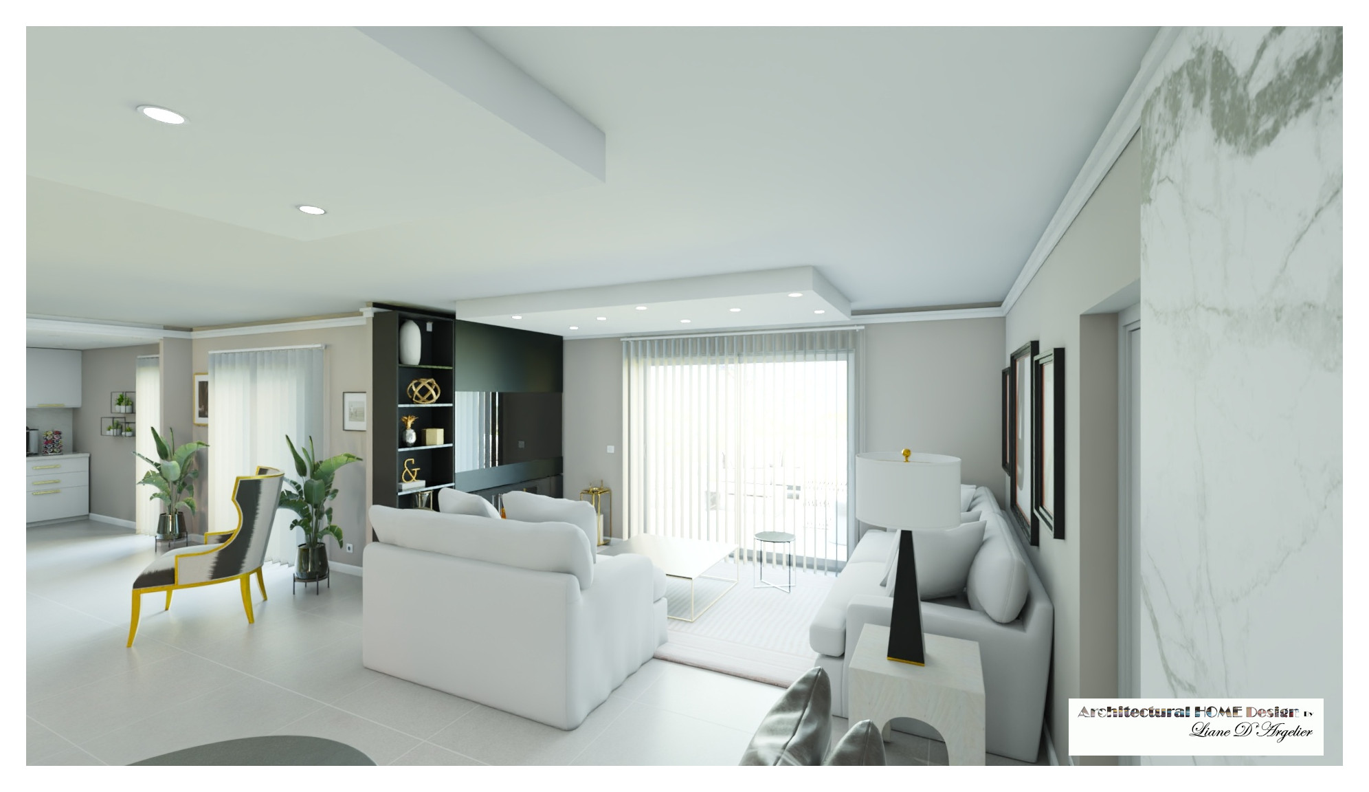Salon de 70 m²