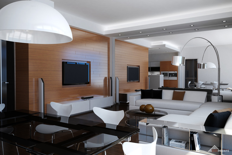 Дизайн-проект частной квартиры в г. Москва. ЖК "Город Яхт"