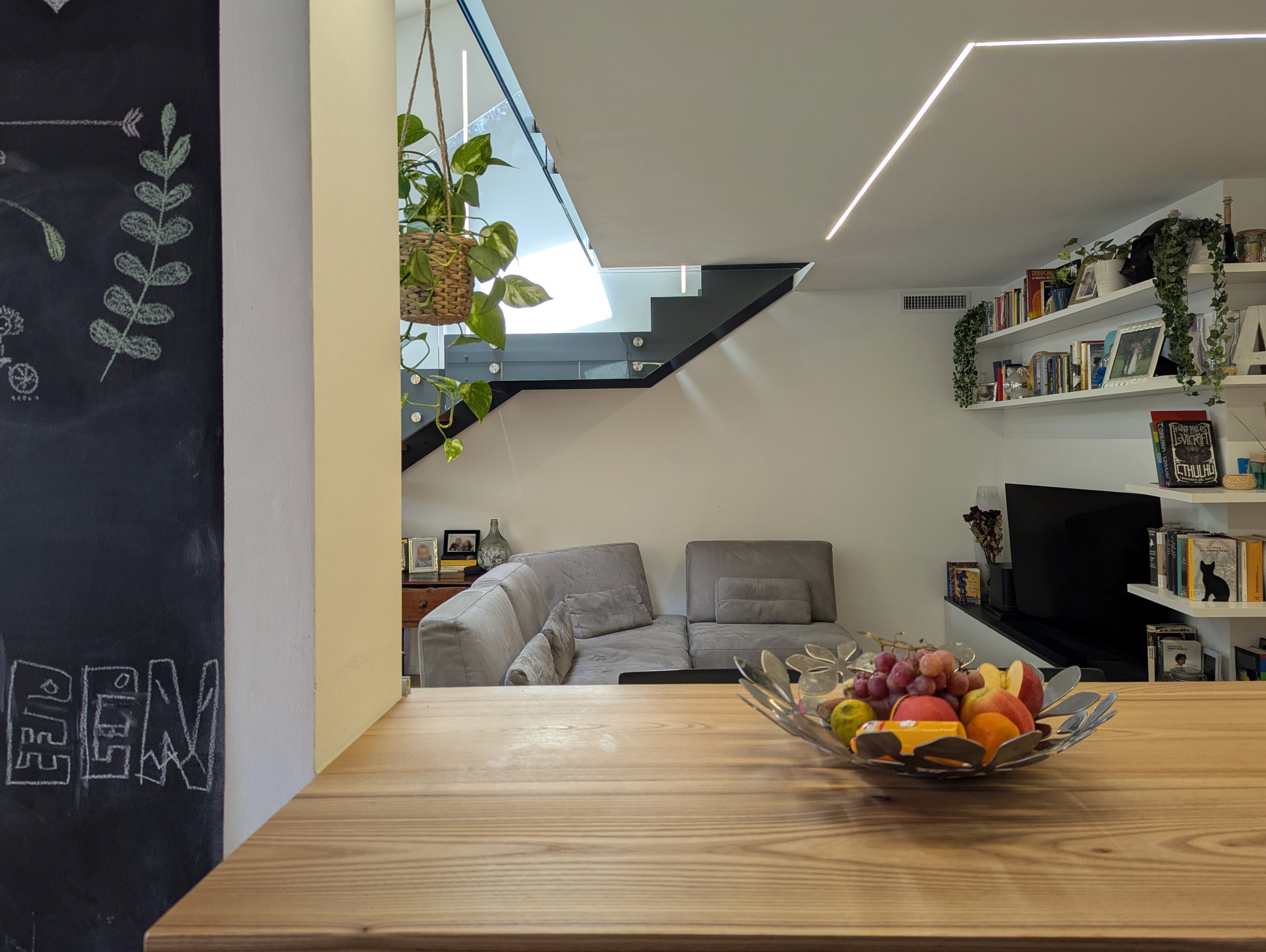 DUPLEX CON DOPPIA ALTEZZA -zona giorno