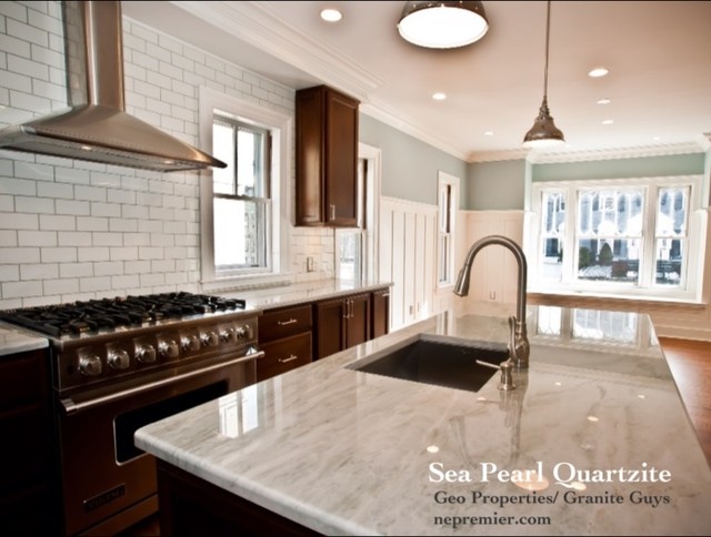 Quartzite Contemporary Kitchen Boston By Premier Stone