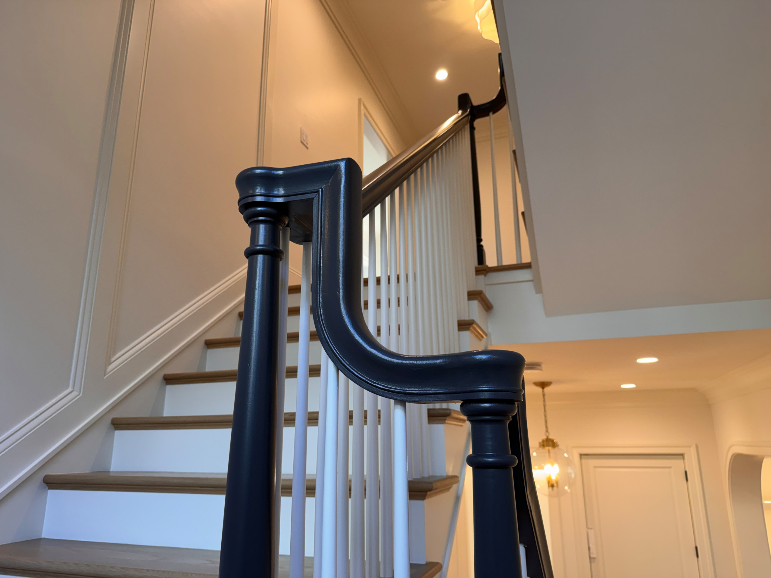 Project #160 | Traditional Box Stair with Gooseneck Handrail