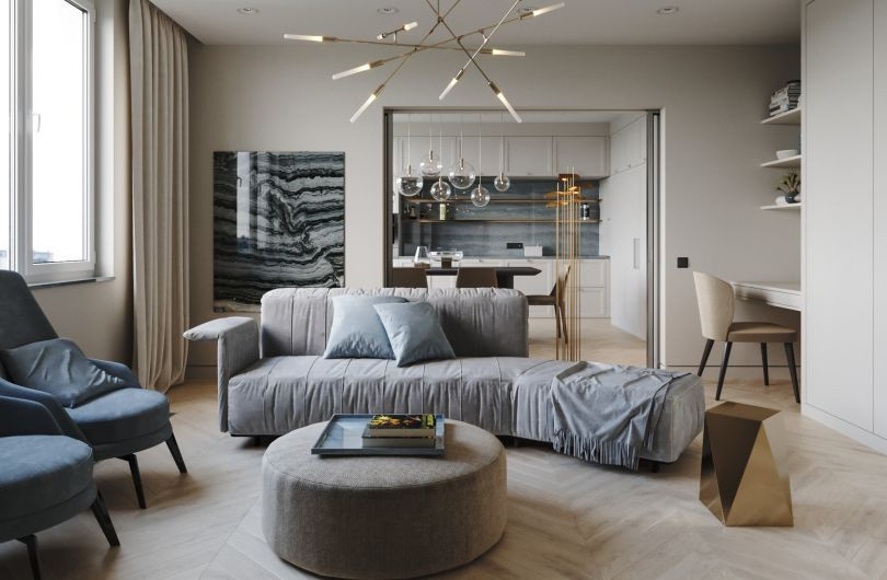 Дизайн интерьера гостиной