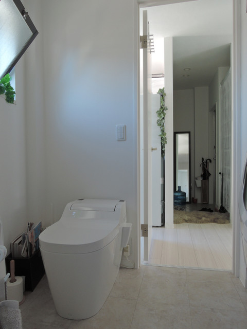 初台の家 bagno-di-servizio