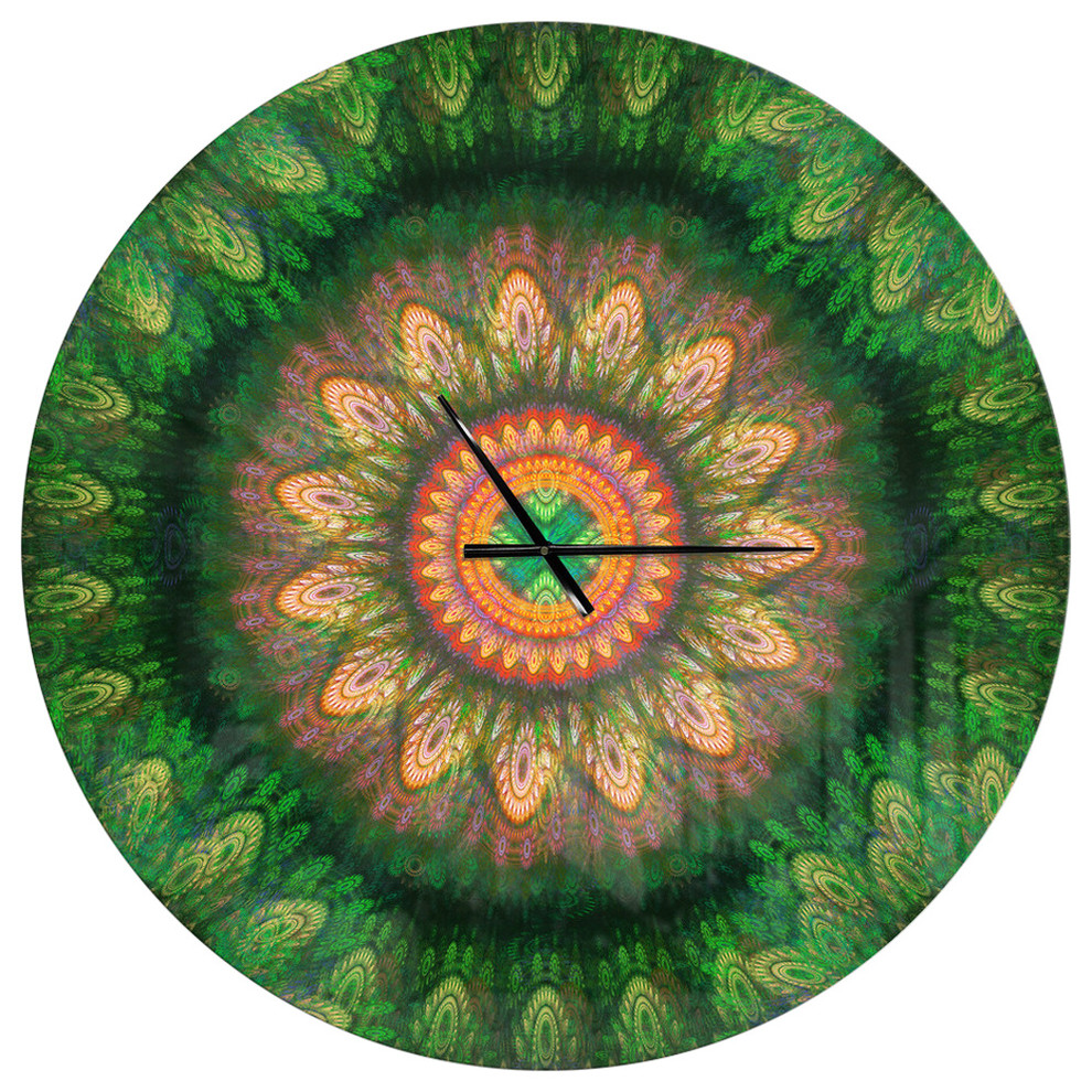 The Pattern of The Gear System Oversized Modern Metal Clock, 36"x36