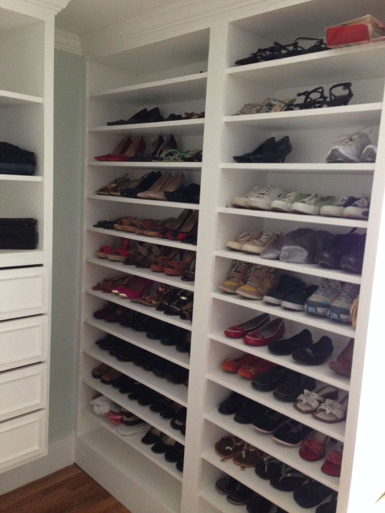 Newton, MA Custom hand built closet
