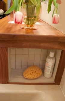 Reclaimed Mahogany Bathroom