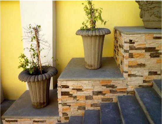 Inspiration for a small transitional side yard brick retaining wall landscape.