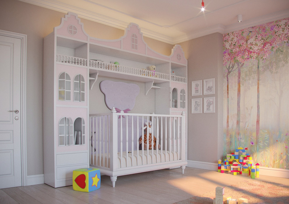 3х уровневая квартира в стиле современная классика