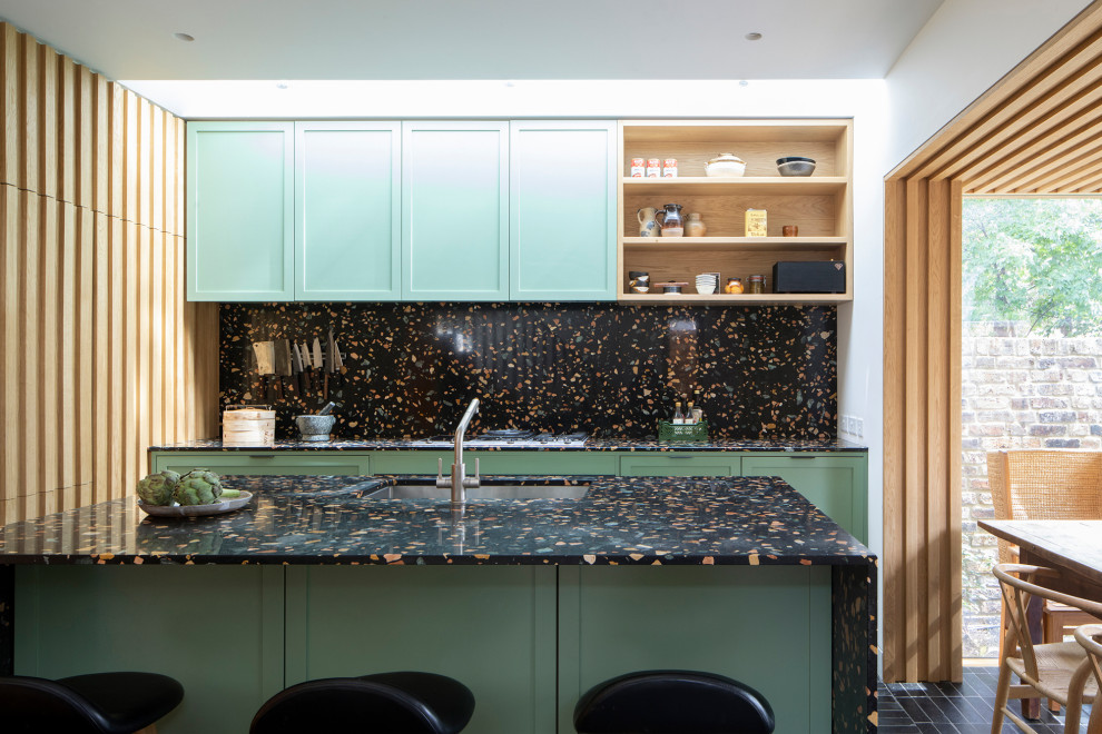 Design ideas for a classic kitchen in Sussex.