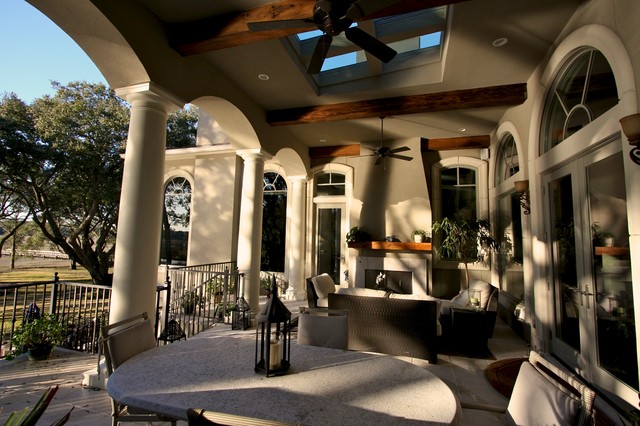 Hilton Head House mediterraneen-porche