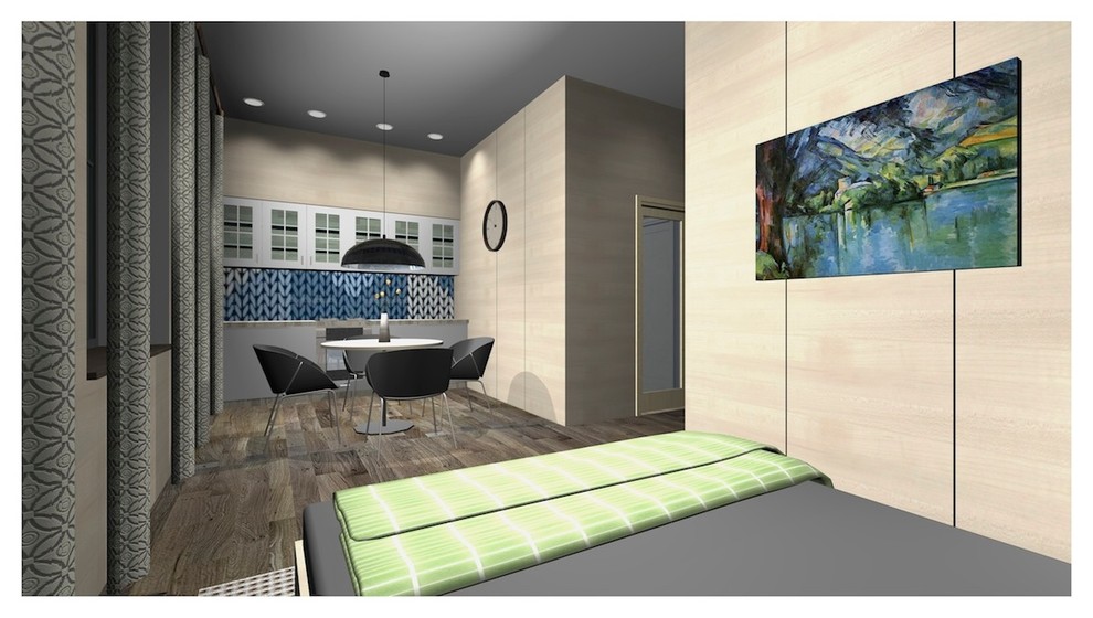 Шалгунова Альбина дизайн-проект загородного жилого дома “Парки Москвы”