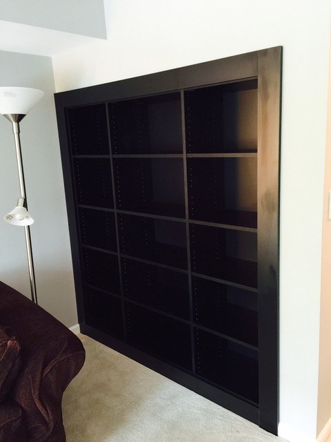 Custom Storage Cubbies contemporary-vardagsrum