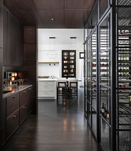 Contemporary Wine Cellar contemporaneo-bodega