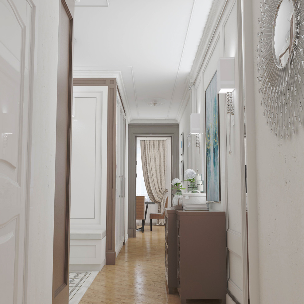 Проект. Интерьер квартиры. Неоклассика (180 кв м)