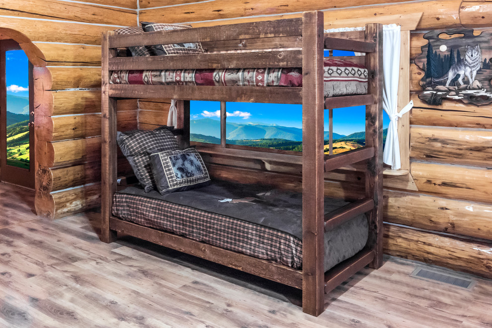 Homestead Collection Twin Over Twin Bunk Bed Rustic Bunk Beds by