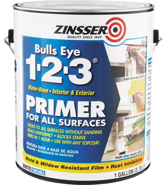 Zinsser 2011 Bulls-Eye 1-2-3 Primer Sealer/Stain Killer, 1-Gallon