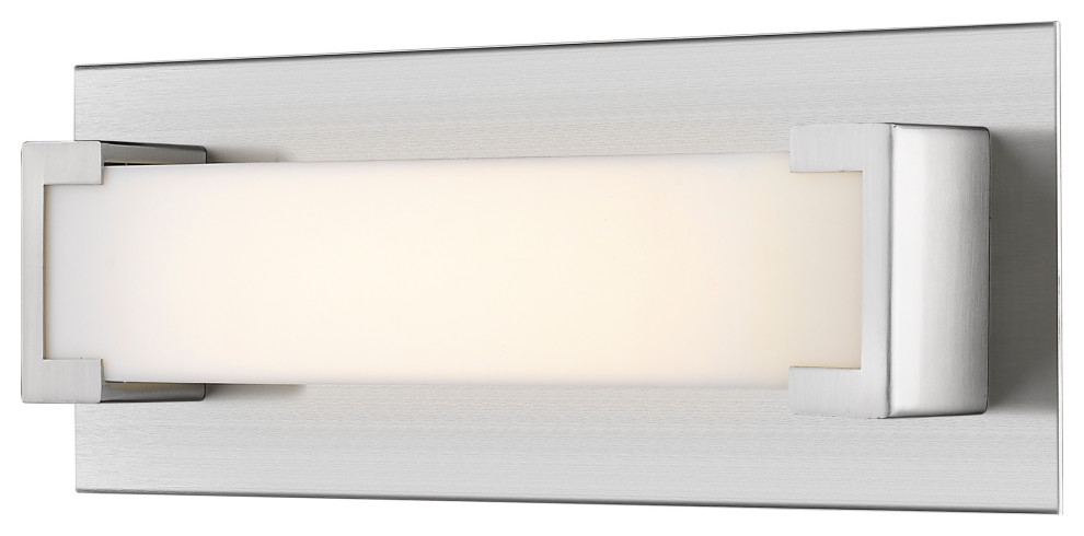Elara Collection 1 Light Wall Sconce in Brushed Nickel Finish
