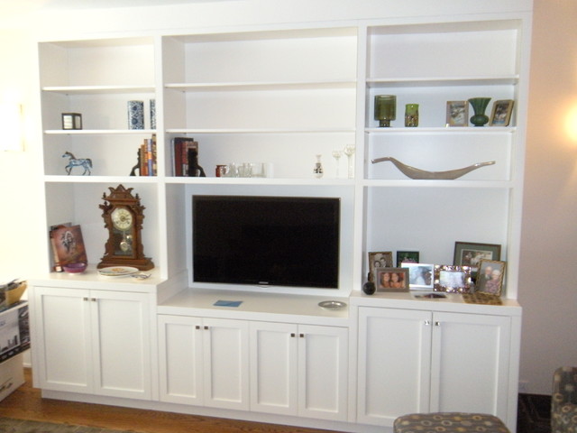 Built-Ins/Entertainment Units - Contemporary - Entertainment Centers ...